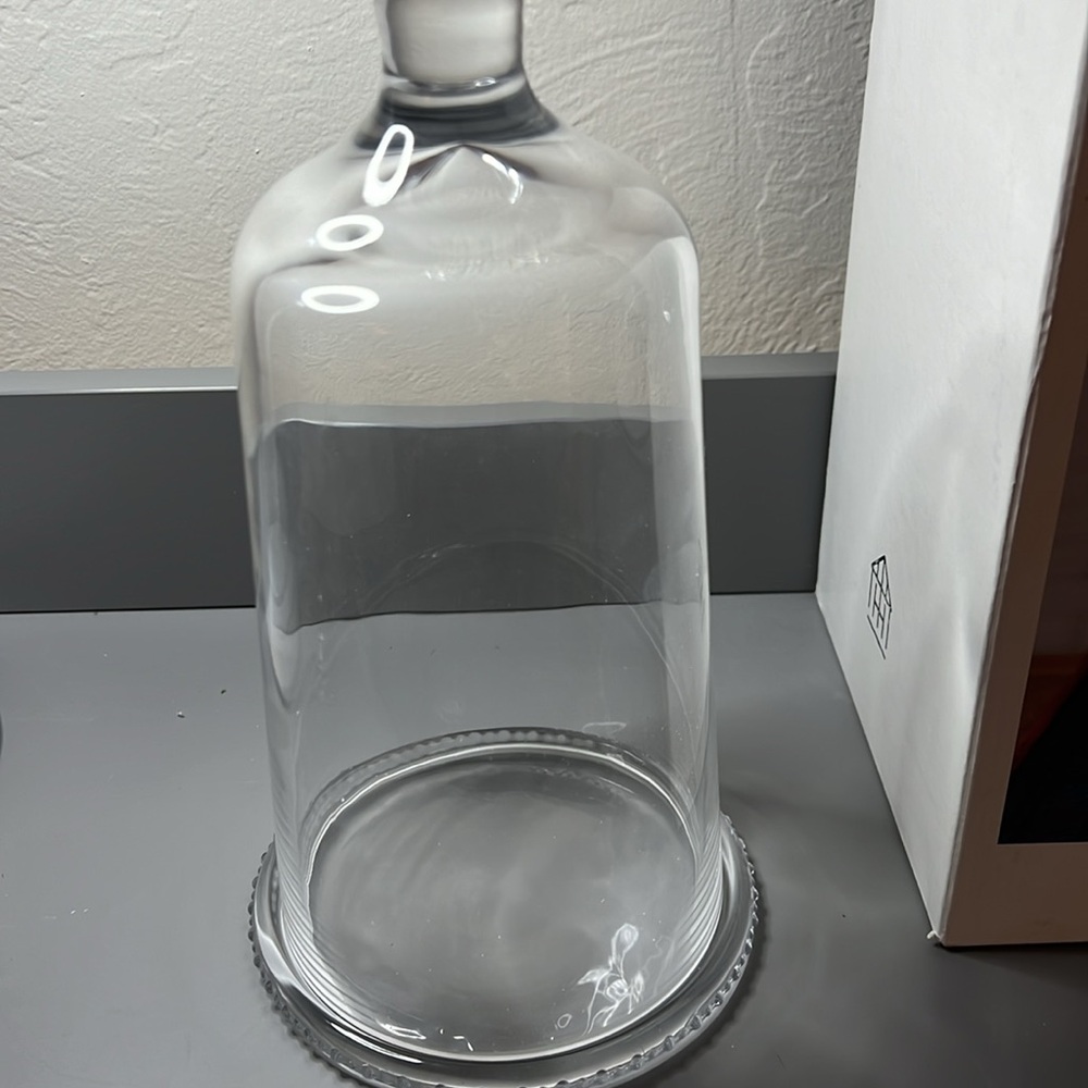 Magnolia Hearth & Hand Cloche, Approximately 9.5” Tall, New in Box - Picture 4 of 8